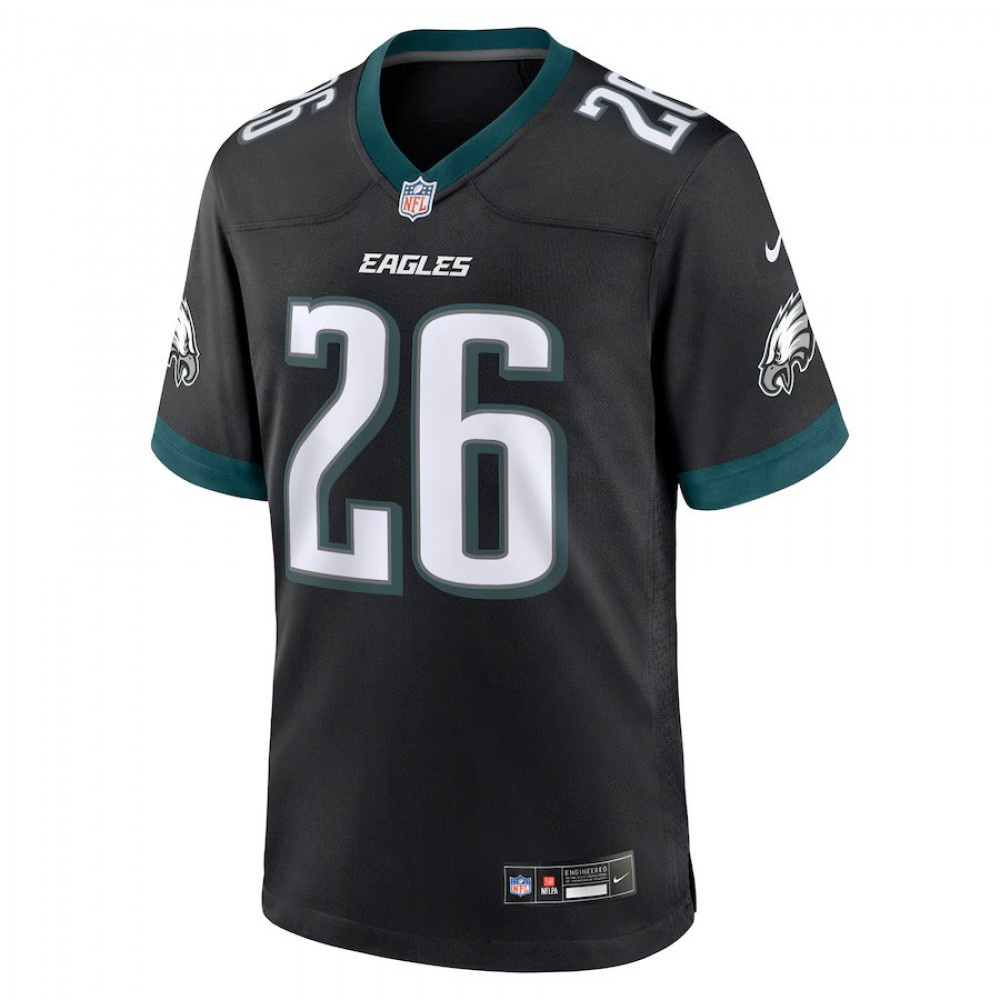 Saquon Barkley Philadelphia Eagles Nike Vapor Limited Jersey - Black-GridironStore